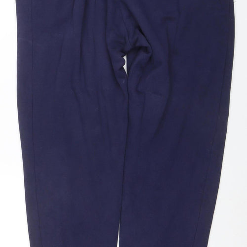 Puma Men Blue Jogger Trousers L Regular Fit Activewear