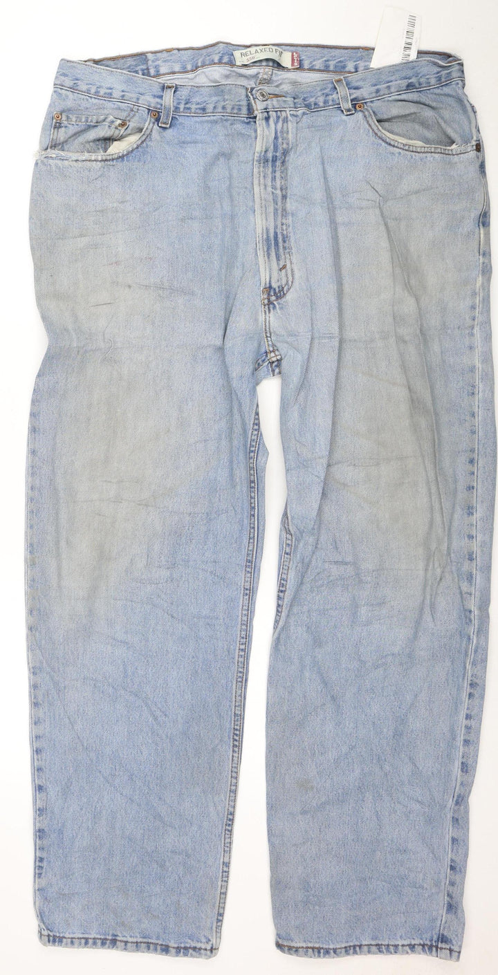 Levi's 550 Men's Blue Relaxed Fit Straight Jeans W42 L32