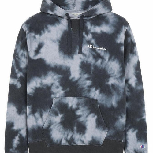 Champion Boys Blue Tie Dye Pullover Hoodie S Cotton Blend Comfortable Casual Top
