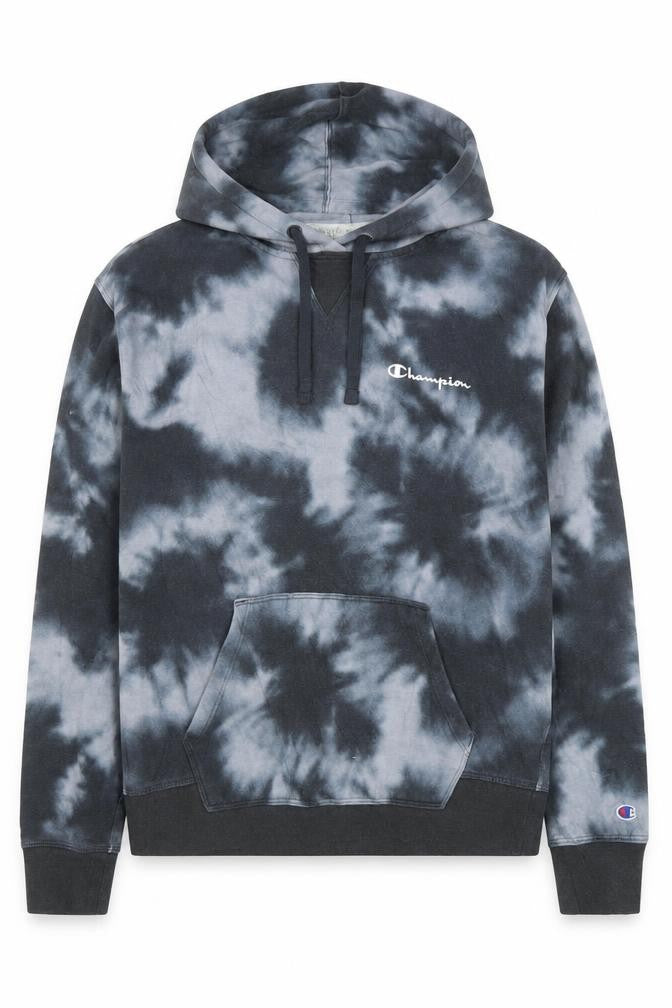 Champion Boys Blue Tie Dye Pullover Hoodie S Cotton Blend Comfortable Casual Top