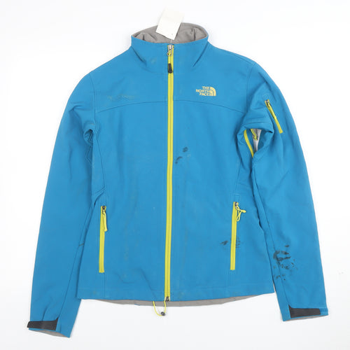 The North Face Women's Blue Softshell Jacket S Water Resistant Outdoor