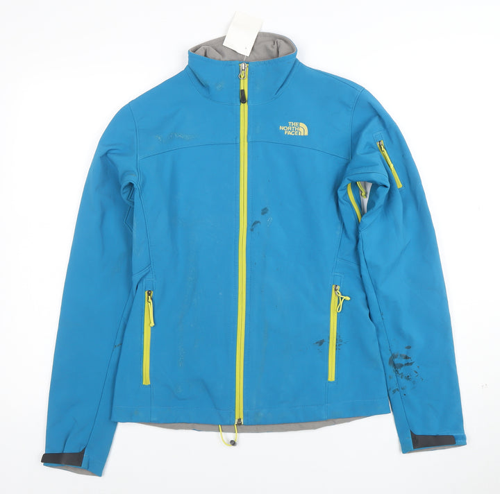 The North Face Women's Blue Softshell Jacket S Water Resistant Outdoor