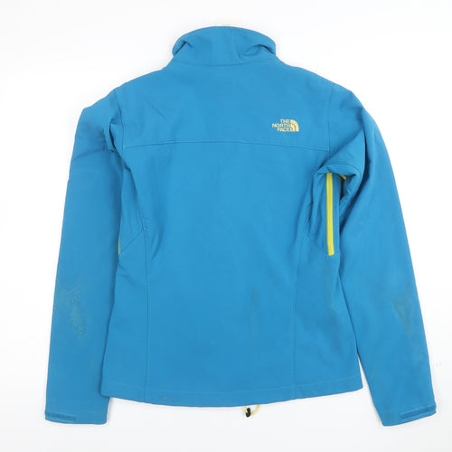 The North Face Women's Blue Softshell Jacket S Water Resistant Outdoor
