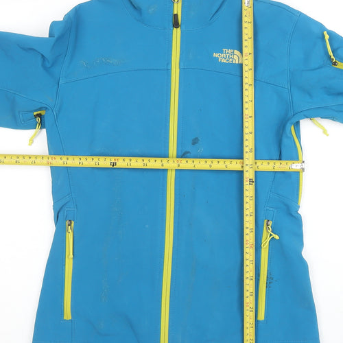 The North Face Women's Blue Softshell Jacket S Water Resistant Outdoor