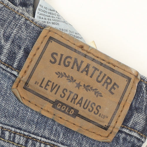 Levi Strauss Men's Blue Straight Jeans W31 L29 Regular Fit Denim
