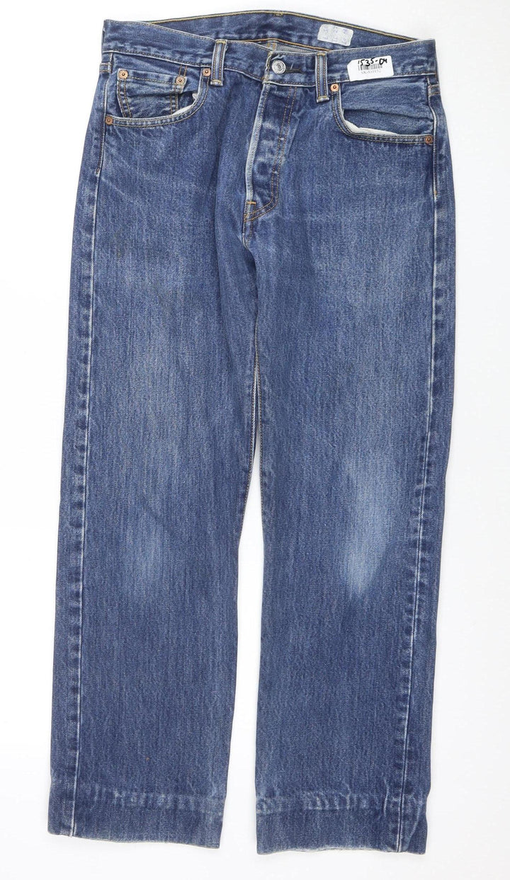 Levi's 501 Men's Blue 30x30 Straight Fit Denim Jeans