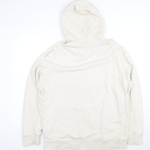 Levi’s Men’s Beige Pullover Hoodie XL Fleece Cotton Blend