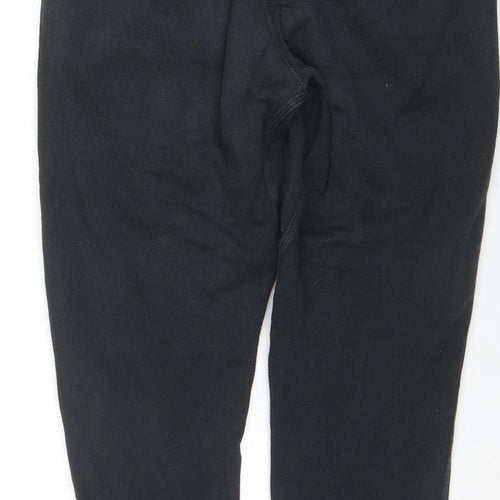 Nike Men's Black Jogger Sweatpants S Regular Fit Tapered Cotton Blend