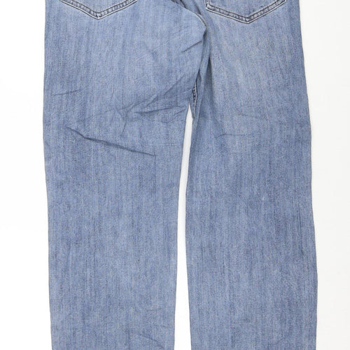 Wrangler Men's Blue Straight Leg Denim Jeans W33 L32
