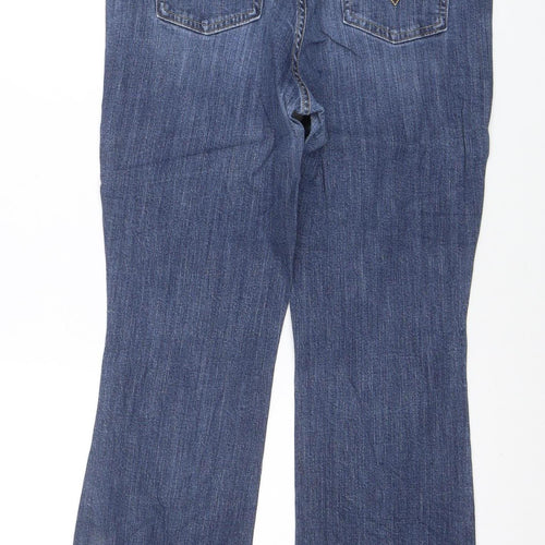Wrangler Women Blue Straight Leg Denim Jeans Size 10 Cotton Blend