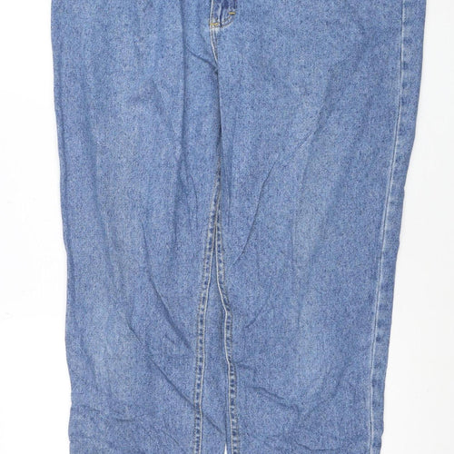 Lee Womens Blue Size 16 Vintage Relaxed Straight Denim Jeans