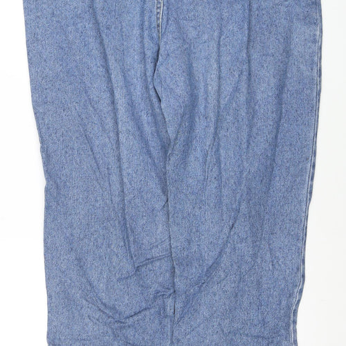 Lee Womens Blue Size 16 Vintage Relaxed Straight Denim Jeans