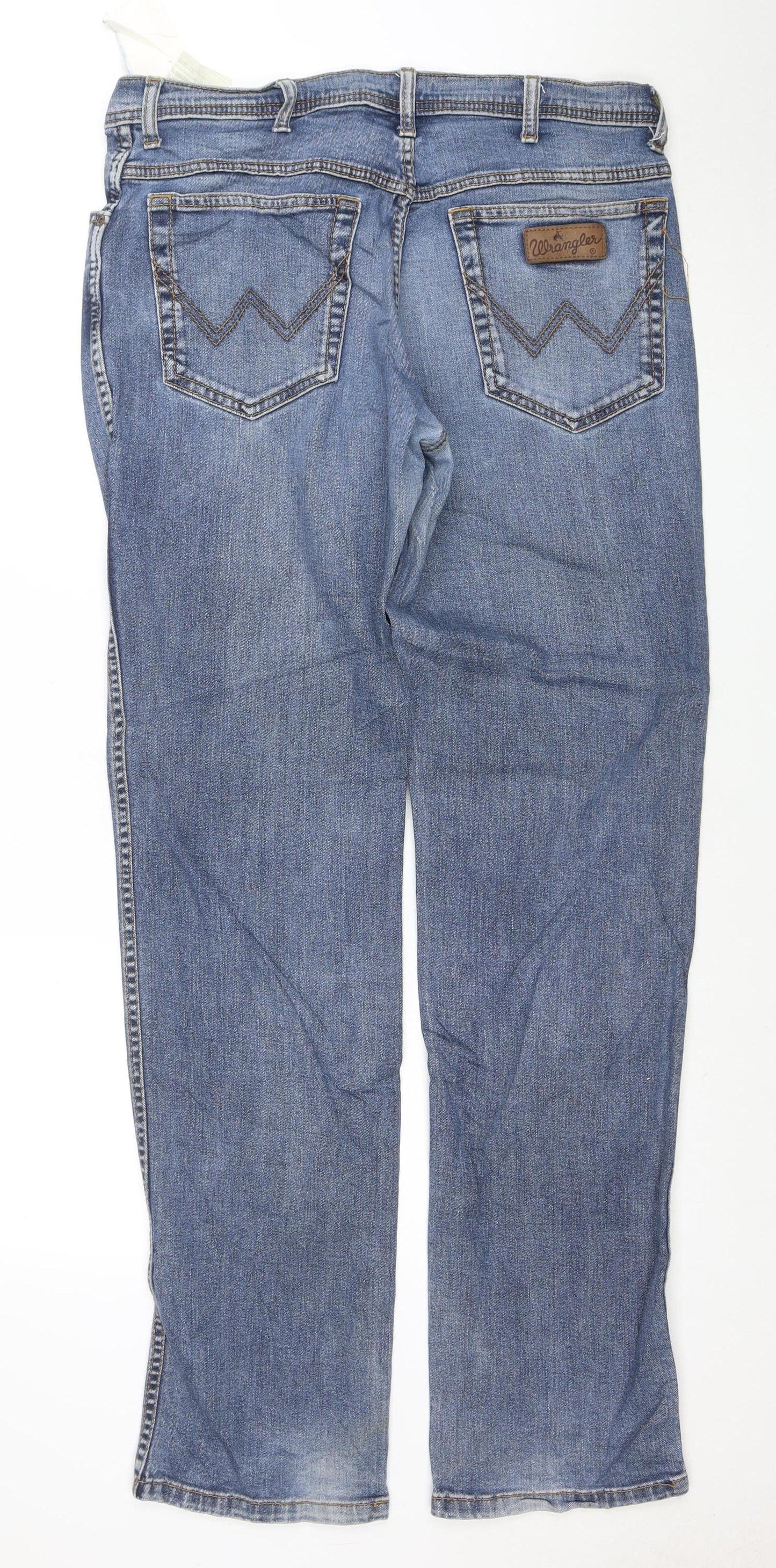 Wrangler Men's Blue Texas Stretch Straight Fit Jeans W36 L36
