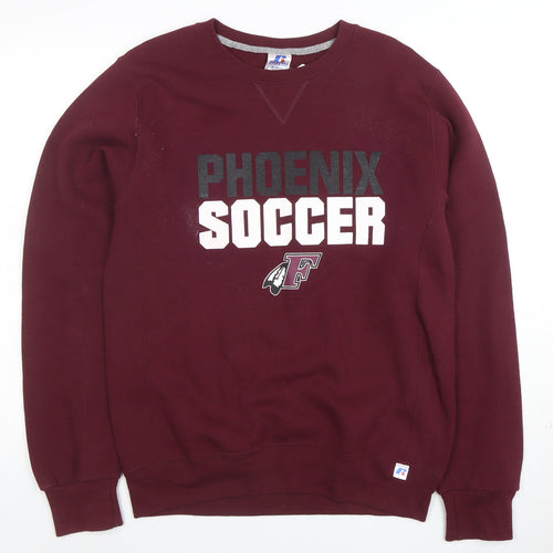 Russell Athletic Men's Red Small Pullover Sweatshirt Phoenix Soccer