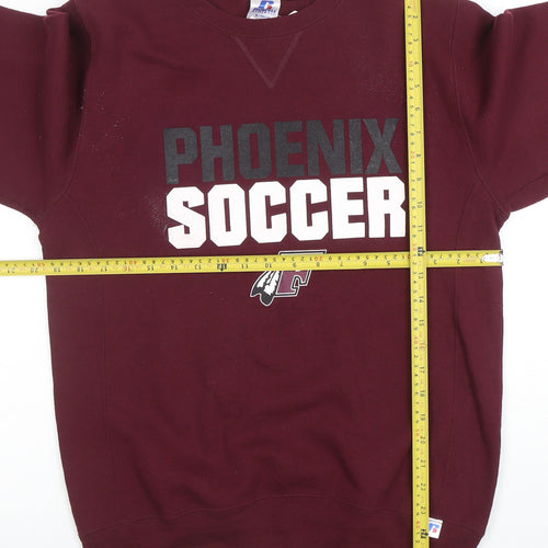 Russell Athletic Men's Red Small Pullover Sweatshirt Phoenix Soccer