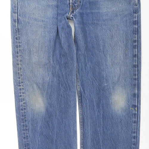 Levi's 501 Men Blue 34x40 Straight Leg Denim Jeans