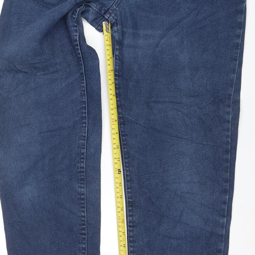 Lee Women Blue High Waist Straight Leg Vintage Denim Jeans Size 30