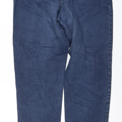 Lee Women Blue High Waist Straight Leg Vintage Denim Jeans Size 30