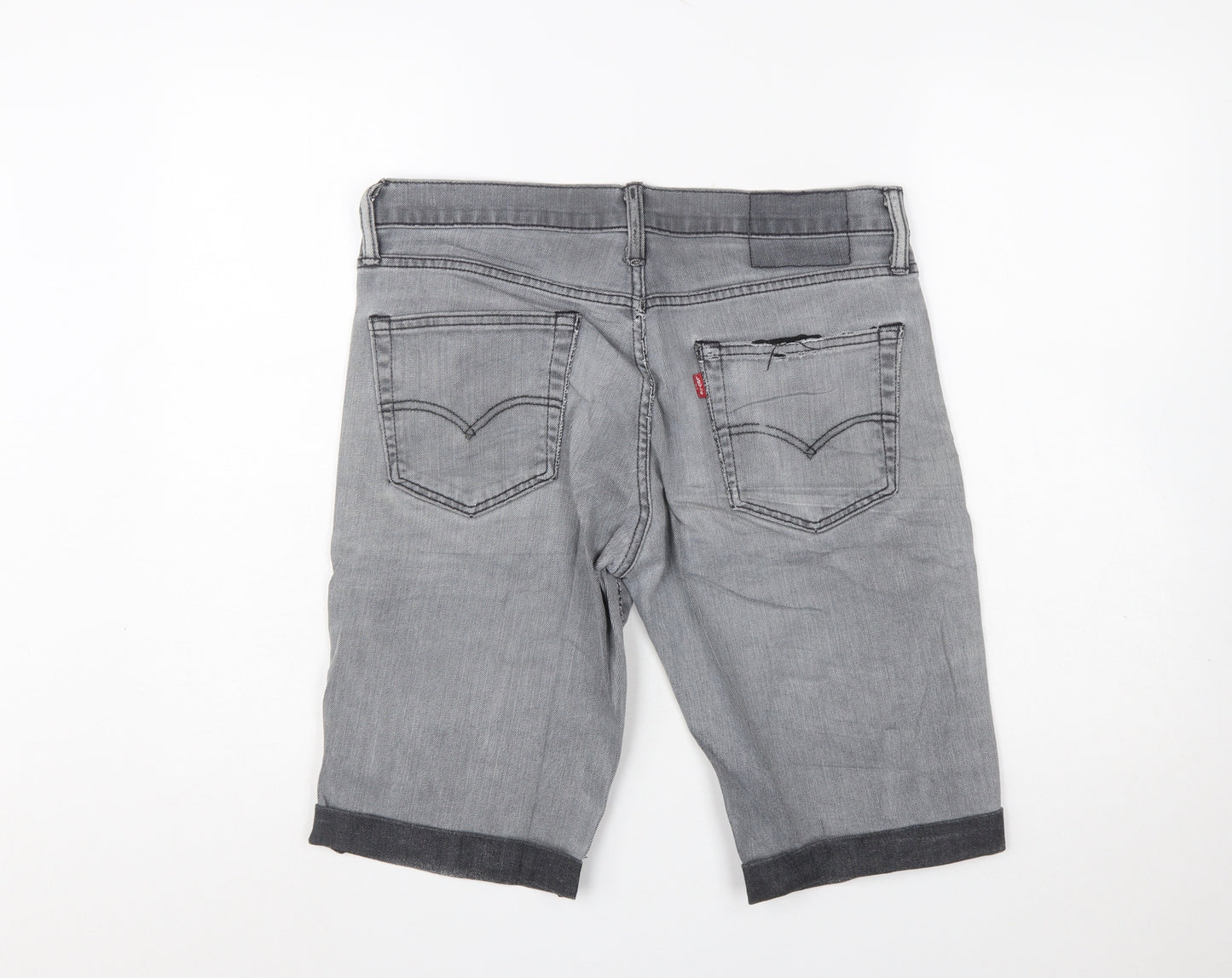 Levi's Men's Grey Denim Regular Fit Chino Shorts W33 L34