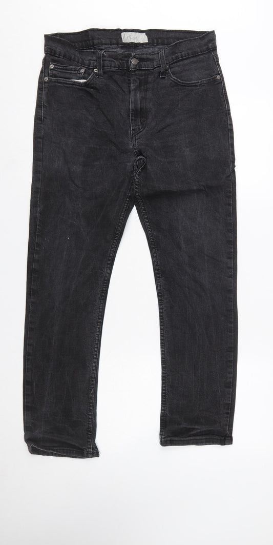 Levi's 511 Men's Black Slim Fit Straight Leg Jeans W33 L30