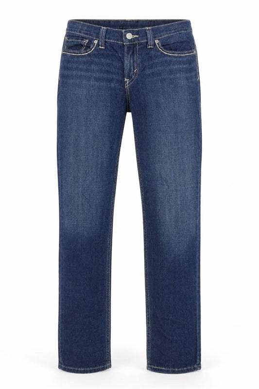 Front view of Levi’s Women’s Blue 534 Too Superlow Straight Jeans, size UK 9