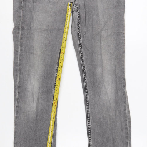 Levi’s 511 Men's Grey Slim Fit Jeans W33 L34 Cotton Denim