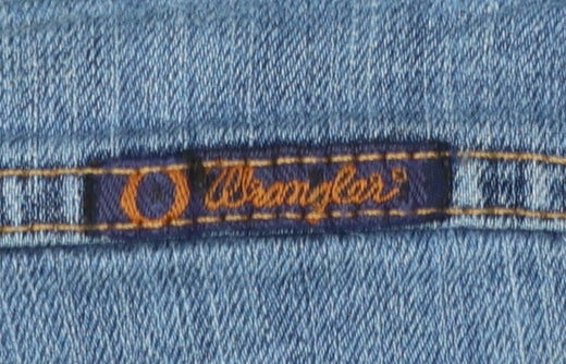 Wrangler Womens Blue Bootcut Stretch Denim Jeans Size 16