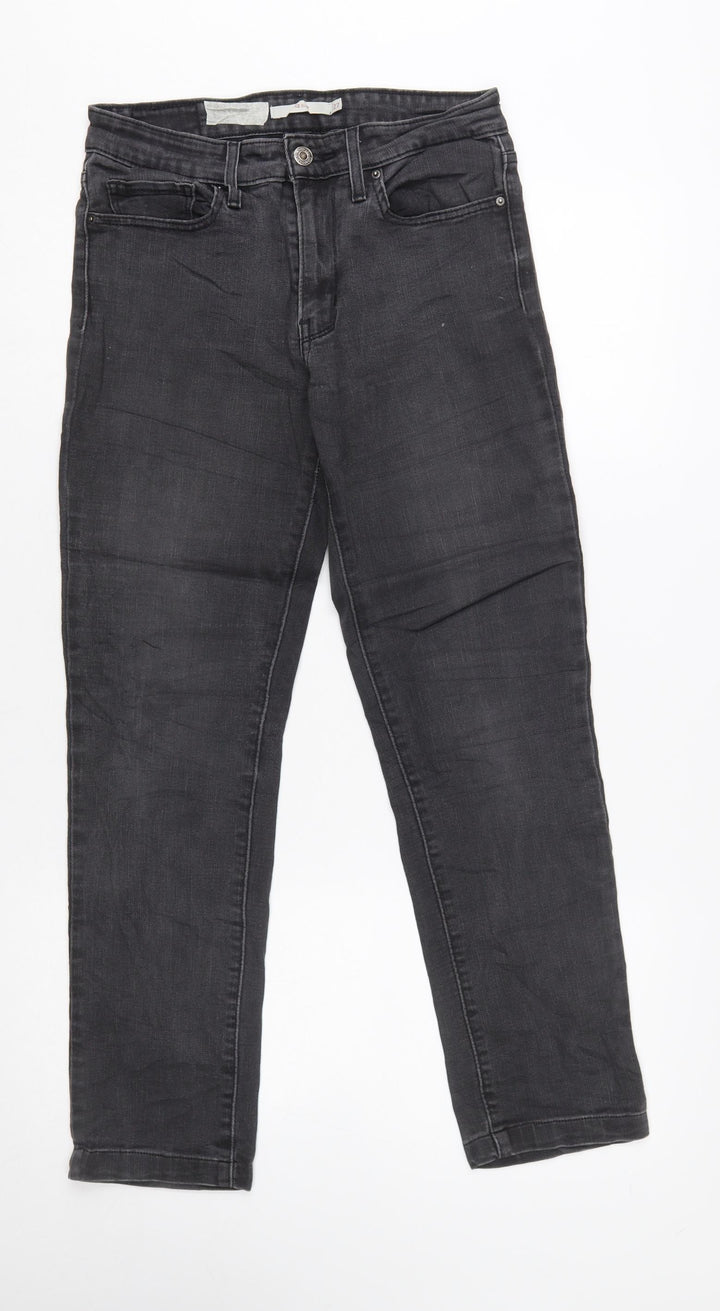 Levi’s Women Black 711 Slim Fit Mid Rise Denim Jeans W27 L32