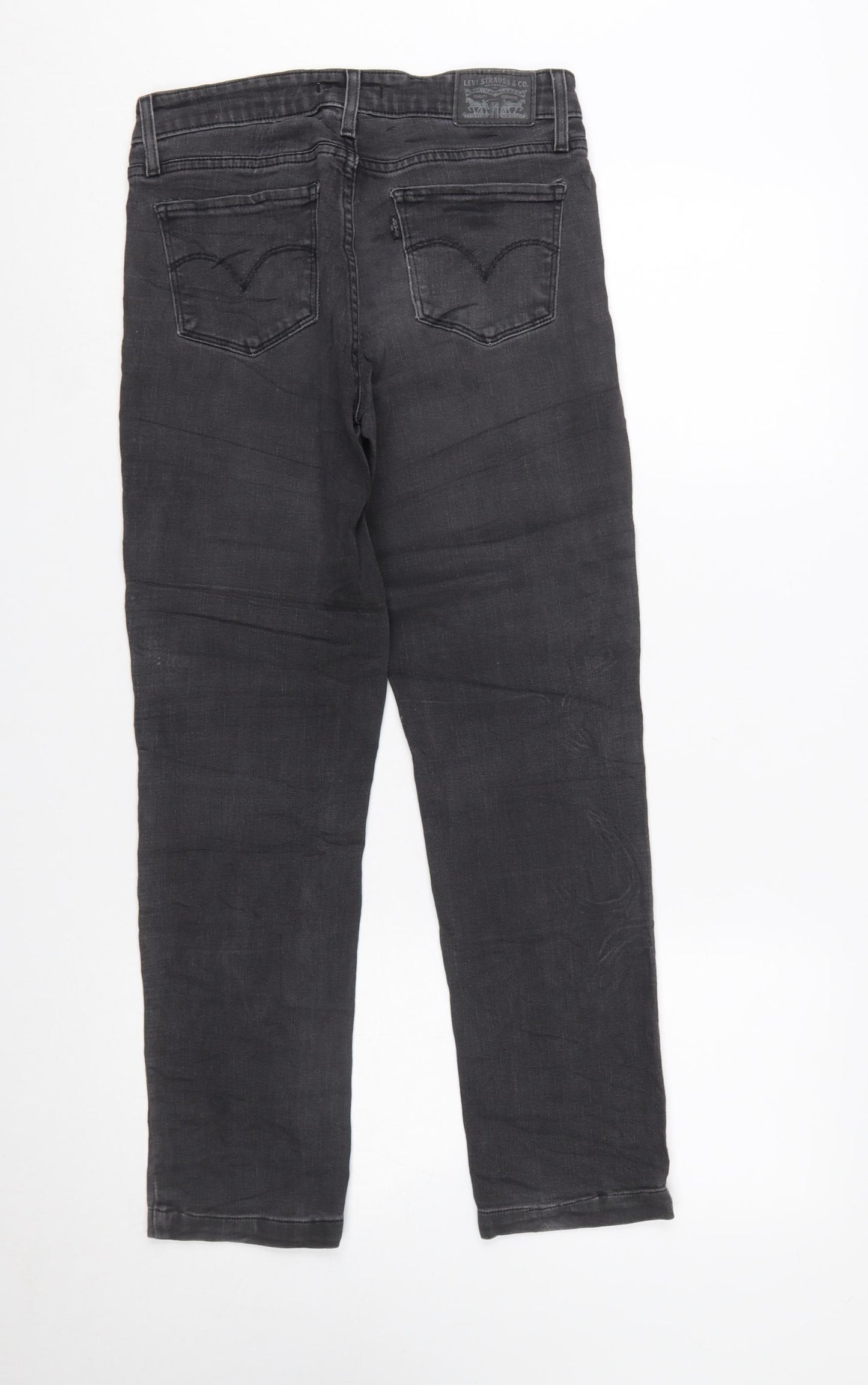 Levi’s Women Black 711 Slim Fit Mid Rise Denim Jeans W27 L32