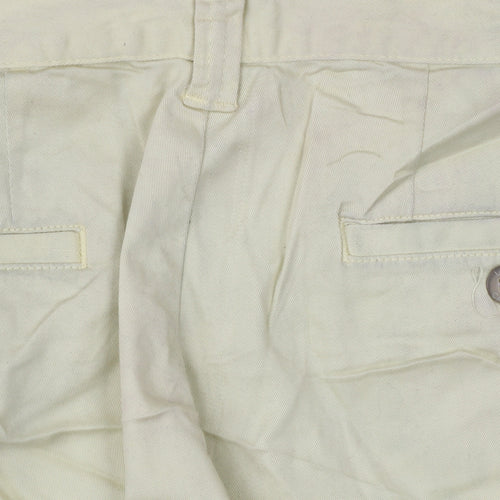 Lee Women's Beige Twill Stretch Capri Trousers Size 16