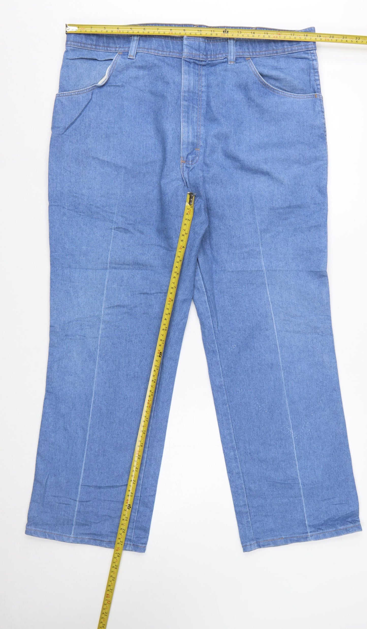 Wrangler Women's Blue Straight Leg Denim Jeans Size 40 Regular