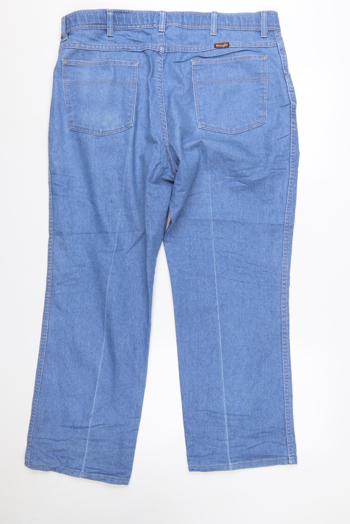 Wrangler Women's Blue Straight Leg Denim Jeans Size 40 Regular