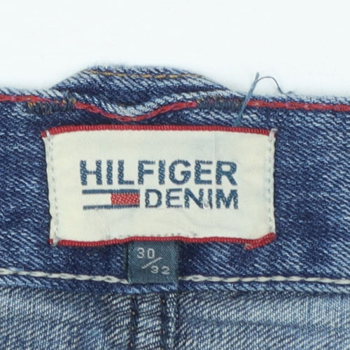 Tommy Hilfiger Men's Blue Straight Fit Denim Jeans 30W 32L
