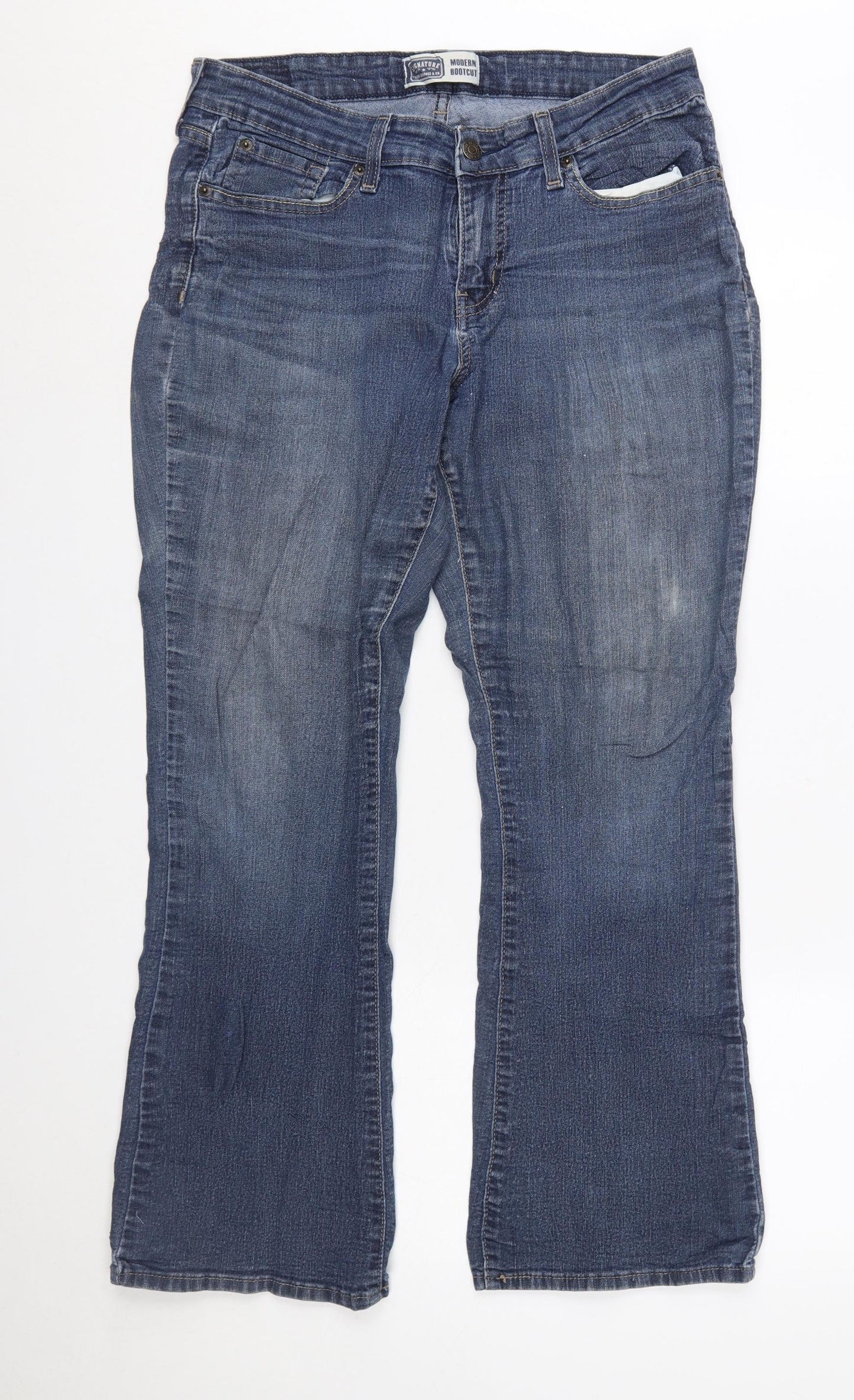 Levi Strauss Women’s Blue Bootcut Stretch Denim Jeans Size 14