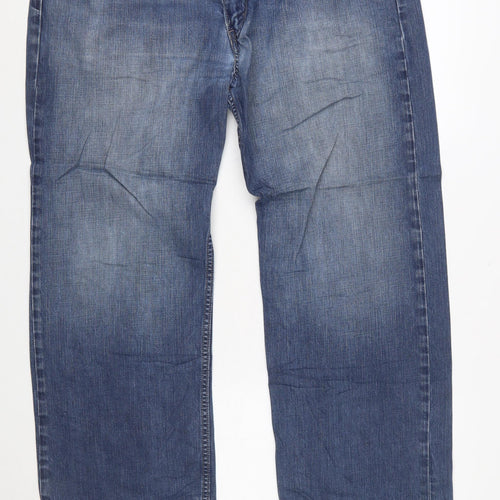 Levi's Men's Blue Straight Leg W40 L32 Denim Jeans