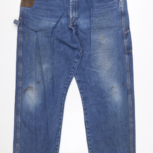 Wrangler Riggs Workwear Men's Blue 40x32 Straight Leg Jeans