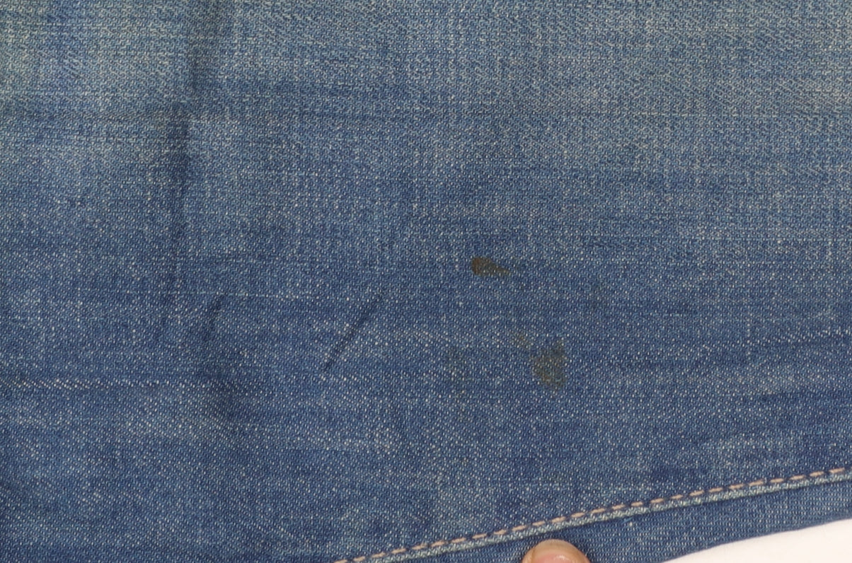 Wrangler Men's Blue Straight Regular Fit Jeans W34 L32