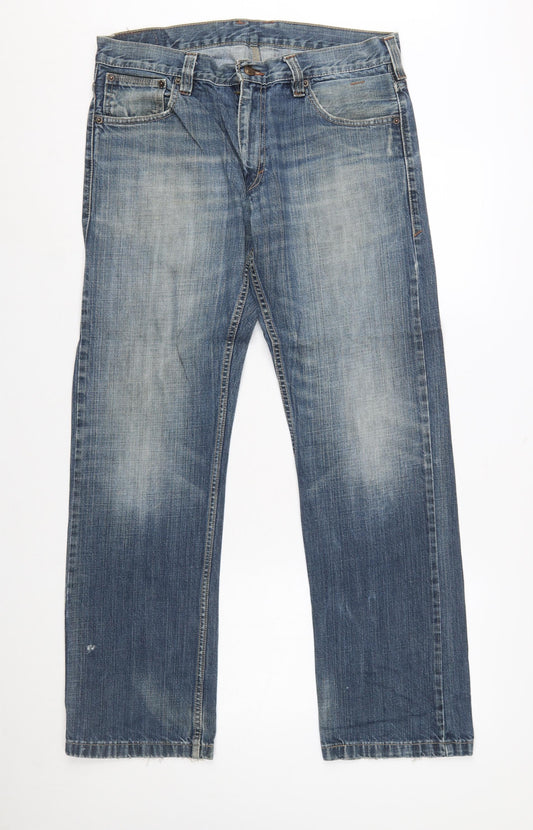 Levi's Women's Blue 514 Slim Straight Denim Jeans Size 16