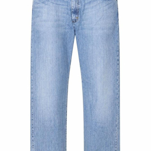 Wrangler Men's Blue Straight Leg Stretch Denim Jeans 36x32