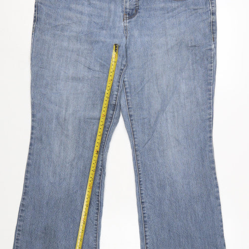 Faded Glory Women’s Blue Bootcut Denim Jeans Size 14P