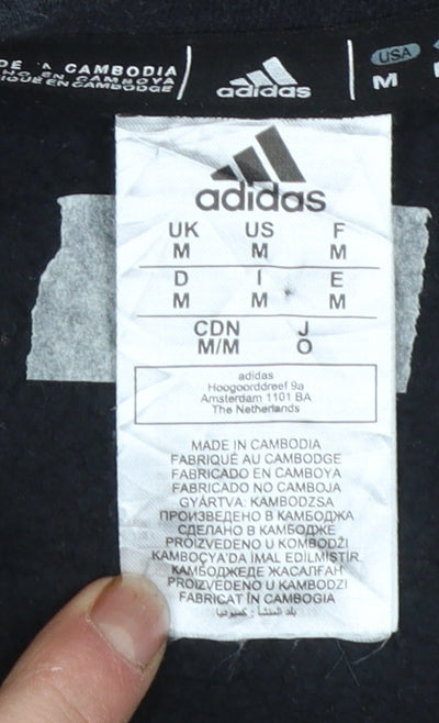 Adidas Men’s Black Longwood Softball Crew Neck Sweatshirt M