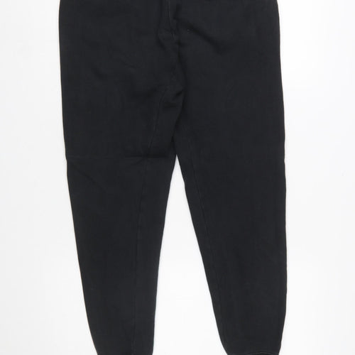 Nike Men's Black Jogger Sweatpants S Elastic Waist Fleece