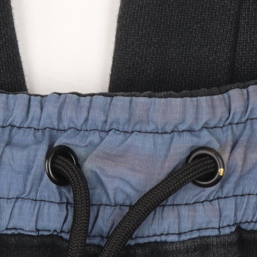 Nike Men's Black Jogger Sweatpants S Elastic Waist Fleece