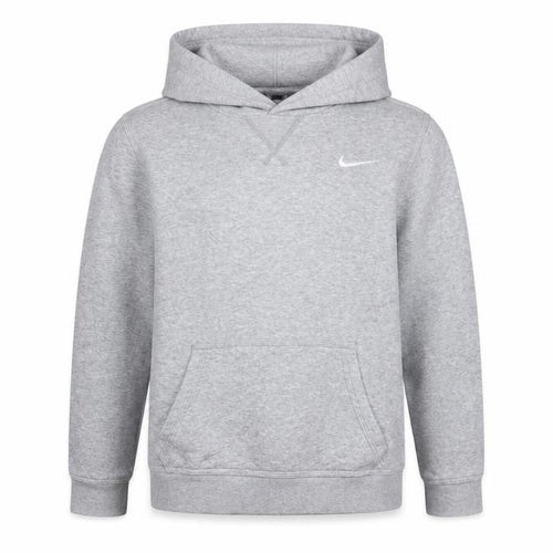 Nike Boys Grey Pullover Hoodie XL 13-15 Years Cotton Blend Casual