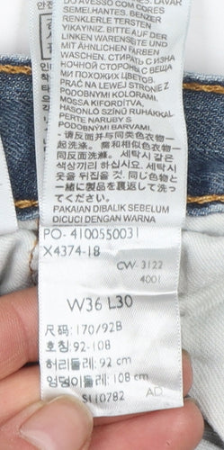 Levi Strauss Men Blue 559 Regular Straight Denim Jeans W36 L30