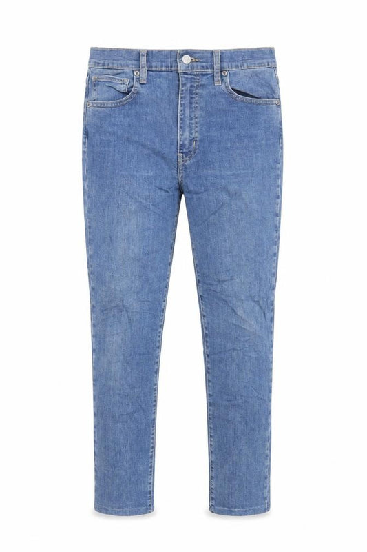 Front view of Levi's Women Blue 29 High Rise Mile High Super Skinny Jeans