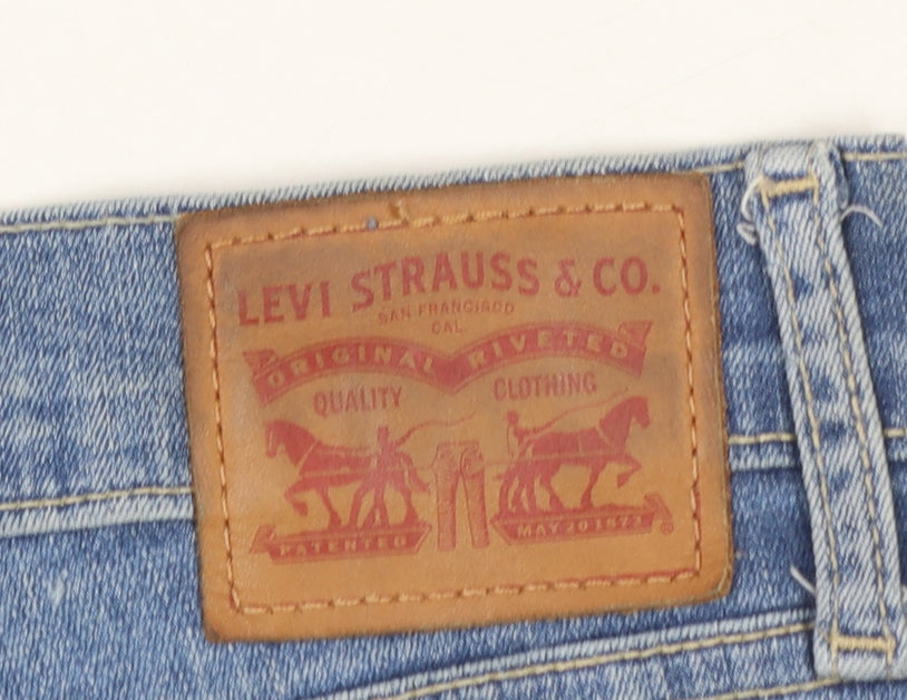 Levi's Women Blue 29 High Rise Mile High Super Skinny Jeans