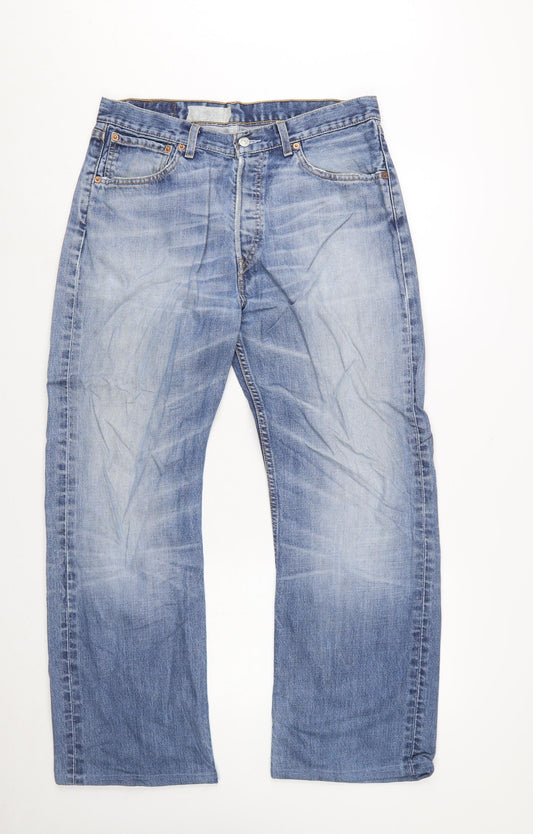 Levi's 508 Men's Blue Straight Leg Jeans 33W 32L Denim