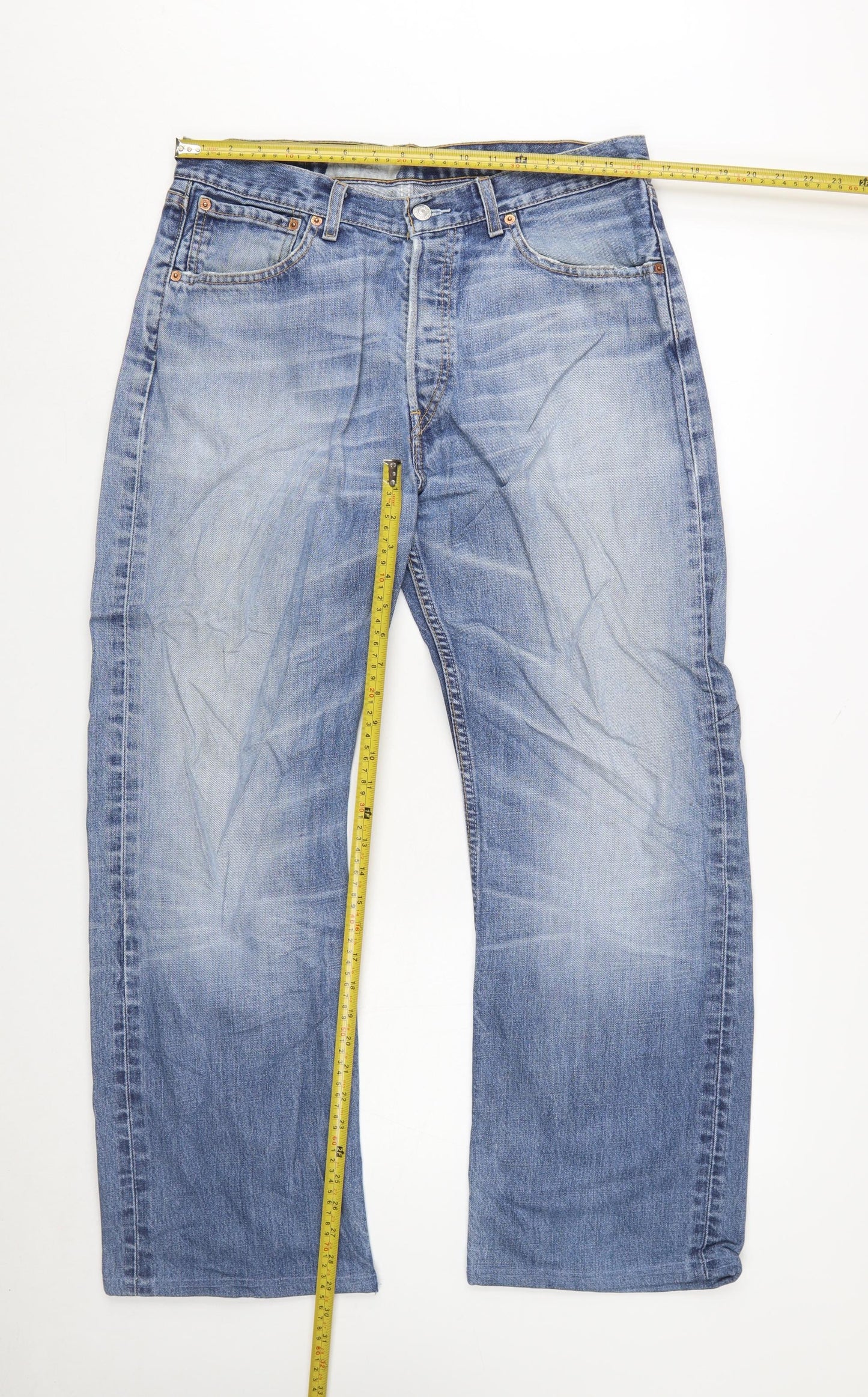 Levi's 508 Men's Blue Straight Leg Jeans 33W 32L Denim