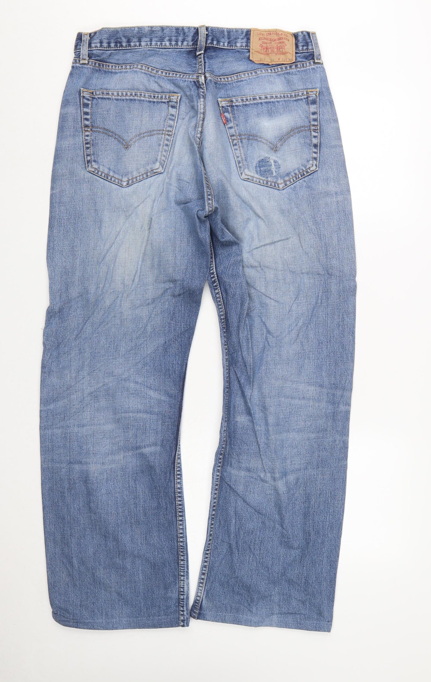 Levi's 508 Men's Blue Straight Leg Jeans 33W 32L Denim